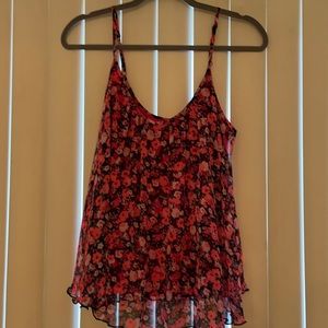 Express women’s floral print tank top